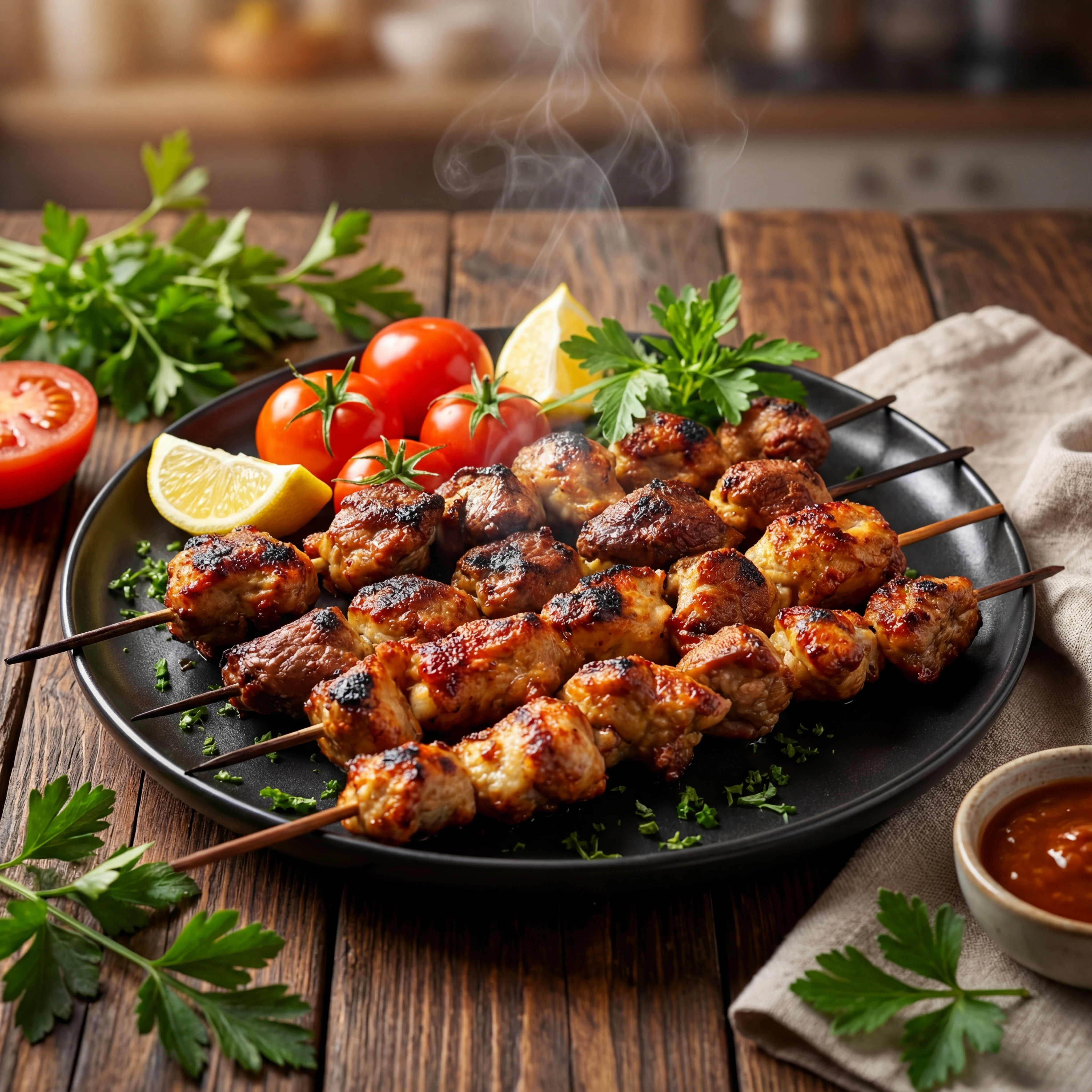 Chicken Tikka & Beef Kebab
